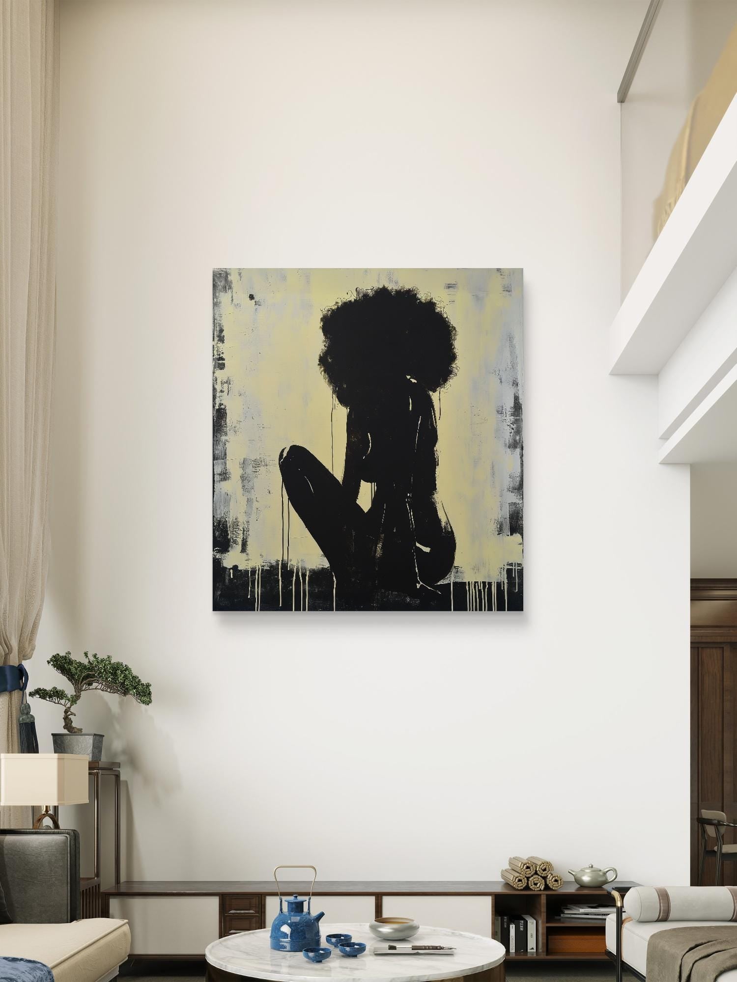Afrocentric Art
Minimalist Decor
Black Woman Art
Silhouette Wall Art
Modern Art Print
Contemporary Metal Print
Empowerment Art
Abstract Portrait
Cultural Wall Decor
Natural Afro Art
Black Girl Magic
Bold Art Decor
Feminine Minimalism