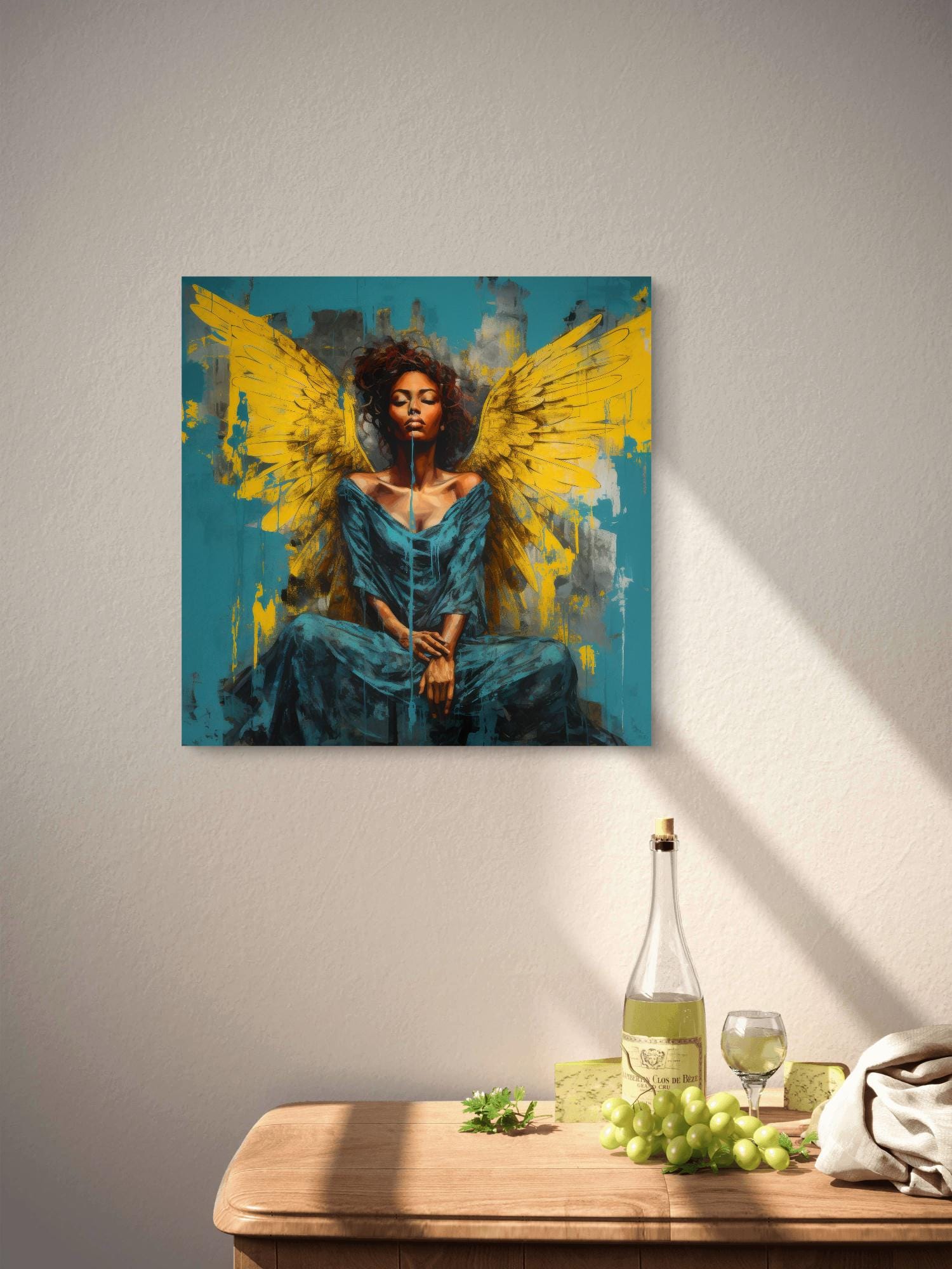 Black Angel Art
Spiritual Art Canvas
Divine Art Print
Gold Angel Artwork
Minimalist Canvas Print
Inspirational Wall Art
Angelic Wall Art
Modern Spiritual Art
Blue and Gold Canvas
Heavenly Art Print
Abstract Angel Artwork