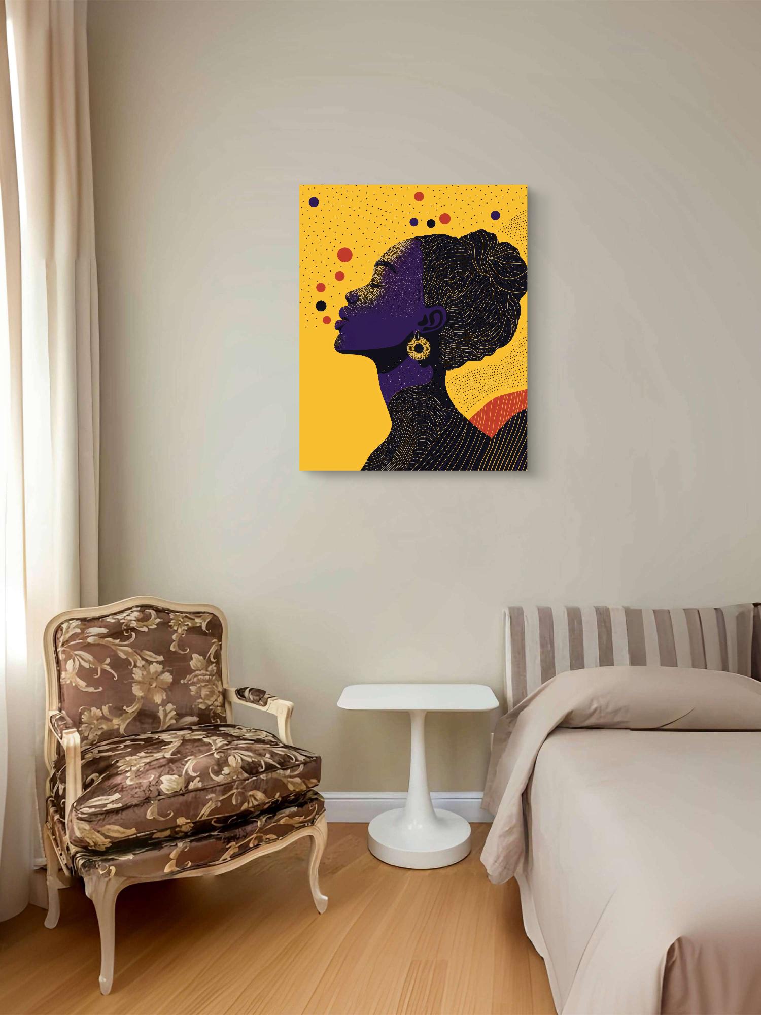 Afrocentric Wall Art
Abstract Silhouette Art
Bold Yellow Canvas Print
Black Woman Art Decor
Contemporary Afro Art
Empowerment Artwork
African American Art Print
Modern Feminine Wall Art
Vibrant Abstract Canvas
Cultural Identity Artwork
Afro Art
