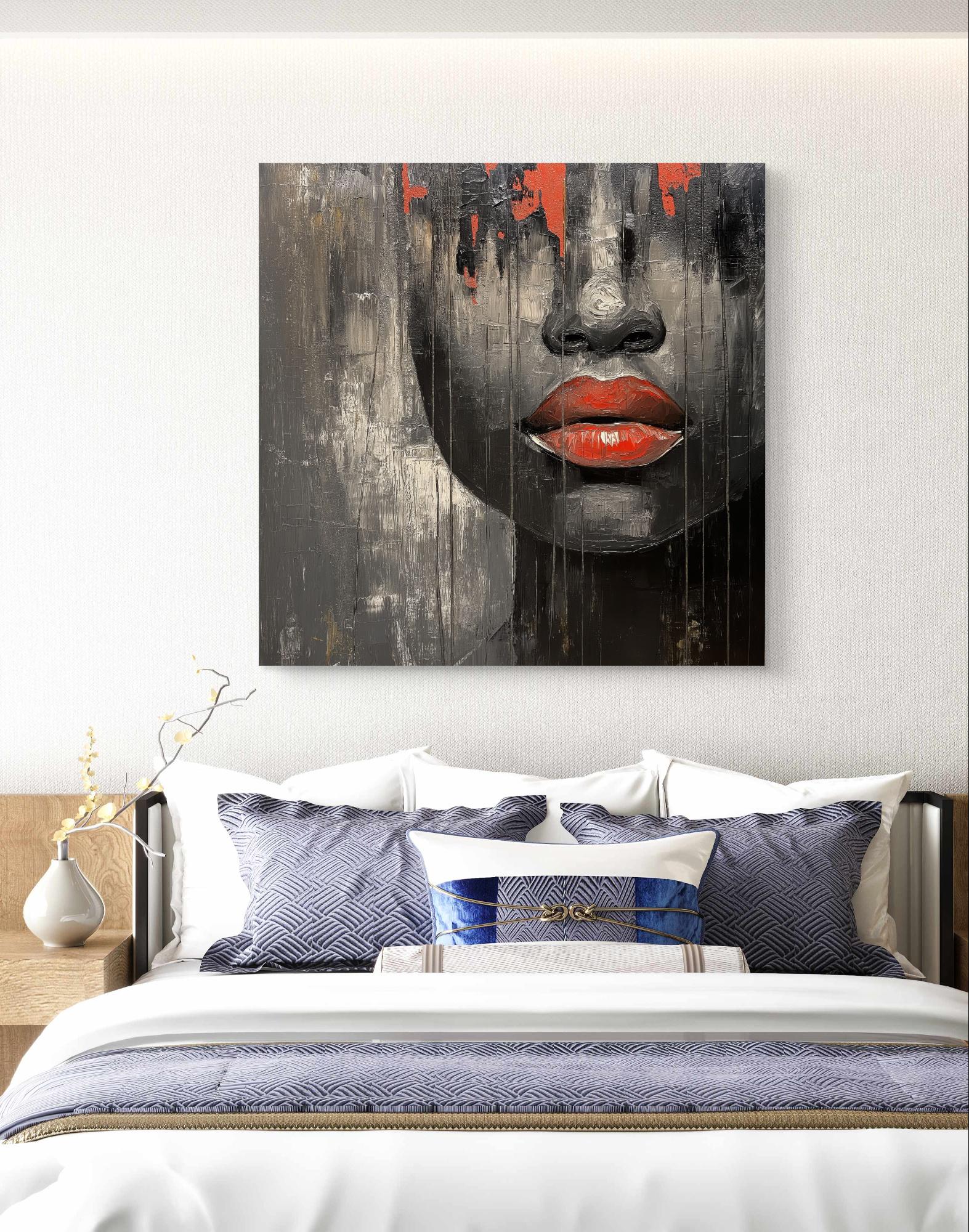 Abstract Metal Wall Portrait
Red and Black Abstract Art
Modern Statement Metal Artwork
Premium Abstract Mixed Media Art
Bold Red Accent Wall Decor
Contemporary Home Accent Art
Fine Art Metal Print Decor
Luxury Abstract Art on Metal
Artistic Metal Art