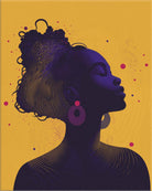 Bold silhouette art
Black woman art print
Feminine wall art
Modern Afrocentric art
Yellow wall art decor
Empowerment silhouette art
Afrocentric wall decor
African American silhouette
Empowering woman art
Black cultural decor
Contemporary African art