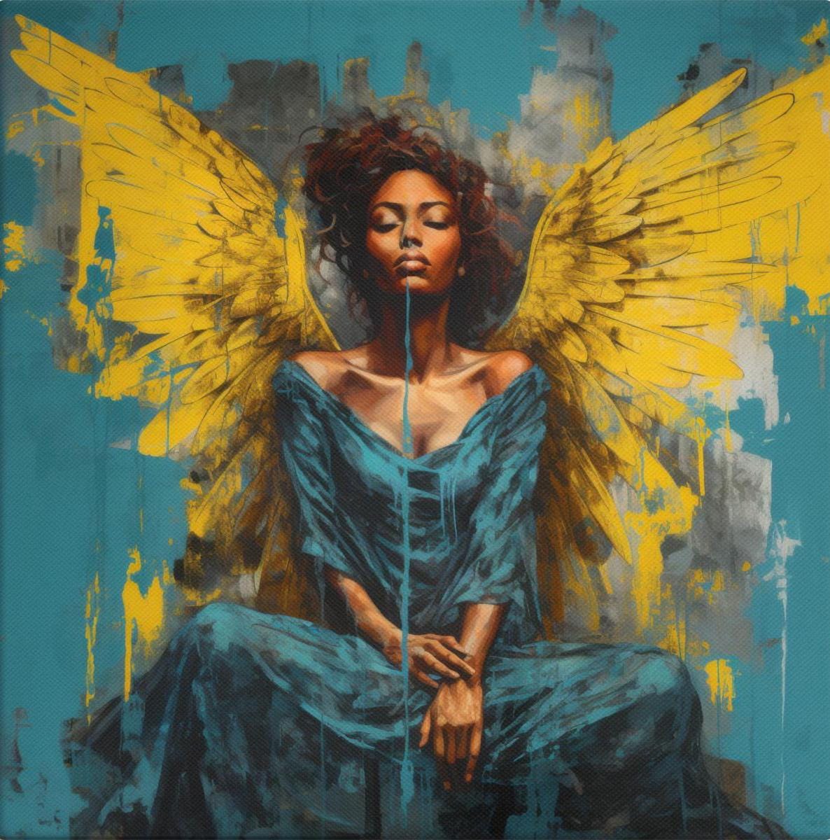 Black Angel Art
Spiritual Art Canvas
Divine Art Print
Gold Angel Artwork
Minimalist Canvas Print
Inspirational Wall Art
Angelic Wall Art
Modern Spiritual Art
Blue and Gold Canvas
Heavenly Art Print
Abstract Angel Artwork