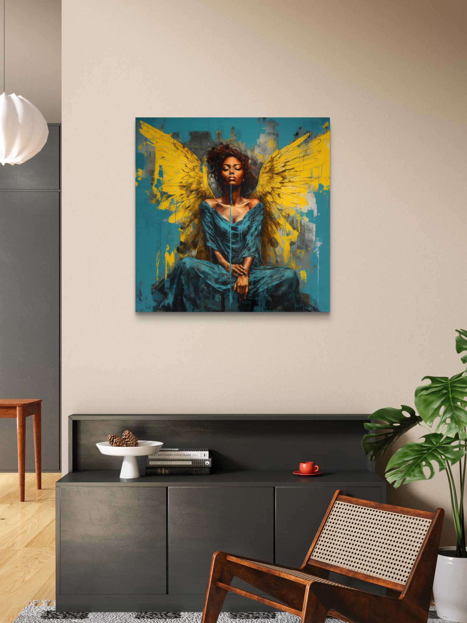 Black Angel Art
Spiritual Art Canvas
Divine Art Print
Gold Angel Artwork
Minimalist Canvas Print
Inspirational Wall Art
Angelic Wall Art
Modern Spiritual Art
Blue and Gold Canvas
Heavenly Art Print
Abstract Angel Artwork