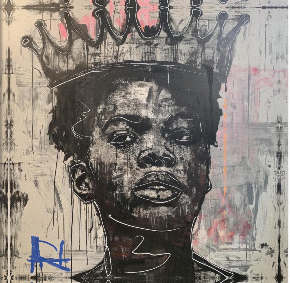 Abstract Portrait Art
Crowned Royalty Canvas
Modern Empowerment Art
Vibrant Colorful Wall Art
Urban-Inspired Artwork
Minimalist Canvas Prints
Contemporary Wall Decor
Black and White Canvas
Bold Artistic Portrait
Color Accents Canvas Art