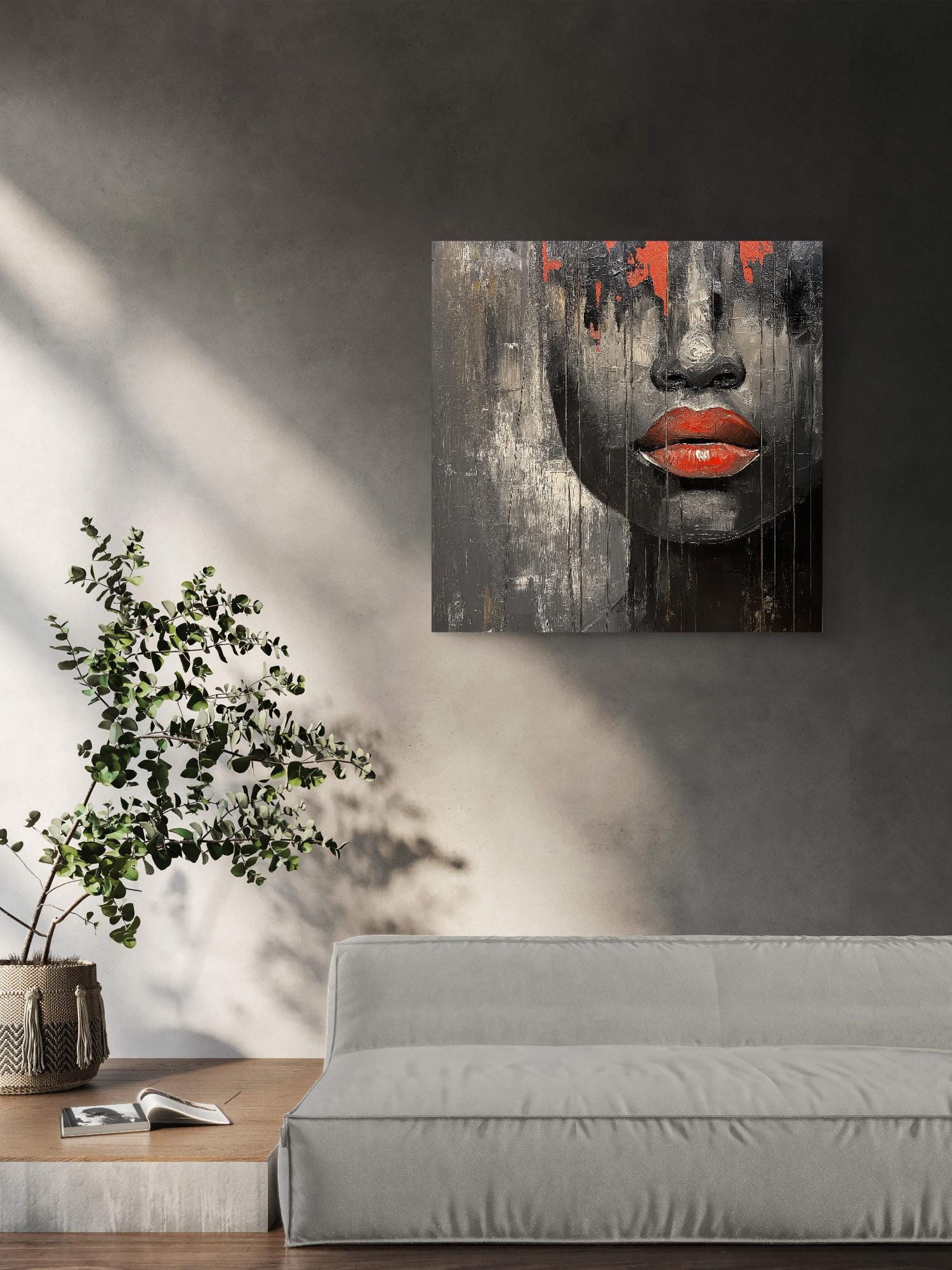 Abstract Metal Wall Portrait
Red and Black Abstract Art
Modern Statement Metal Artwork
Premium Abstract Mixed Media Art
Bold Red Accent Wall Decor
Contemporary Home Accent Art
Fine Art Metal Print Decor
Luxury Abstract Art on Metal
Artistic Metal Art