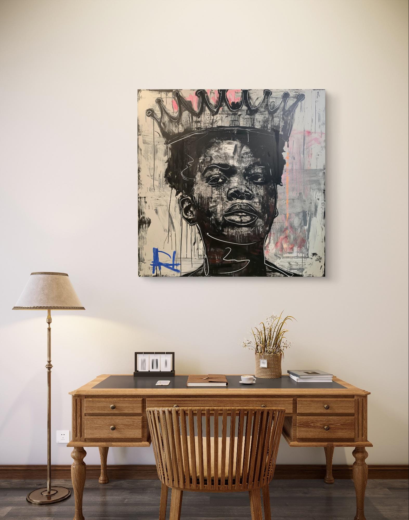 Abstract Portrait Art
Crowned Royalty Canvas
Modern Empowerment Art
Vibrant Colorful Wall Art
Urban-Inspired Artwork
Minimalist Canvas Prints
Contemporary Wall Decor
Black and White Canvas
Bold Artistic Portrait
Color Accents Canvas Art