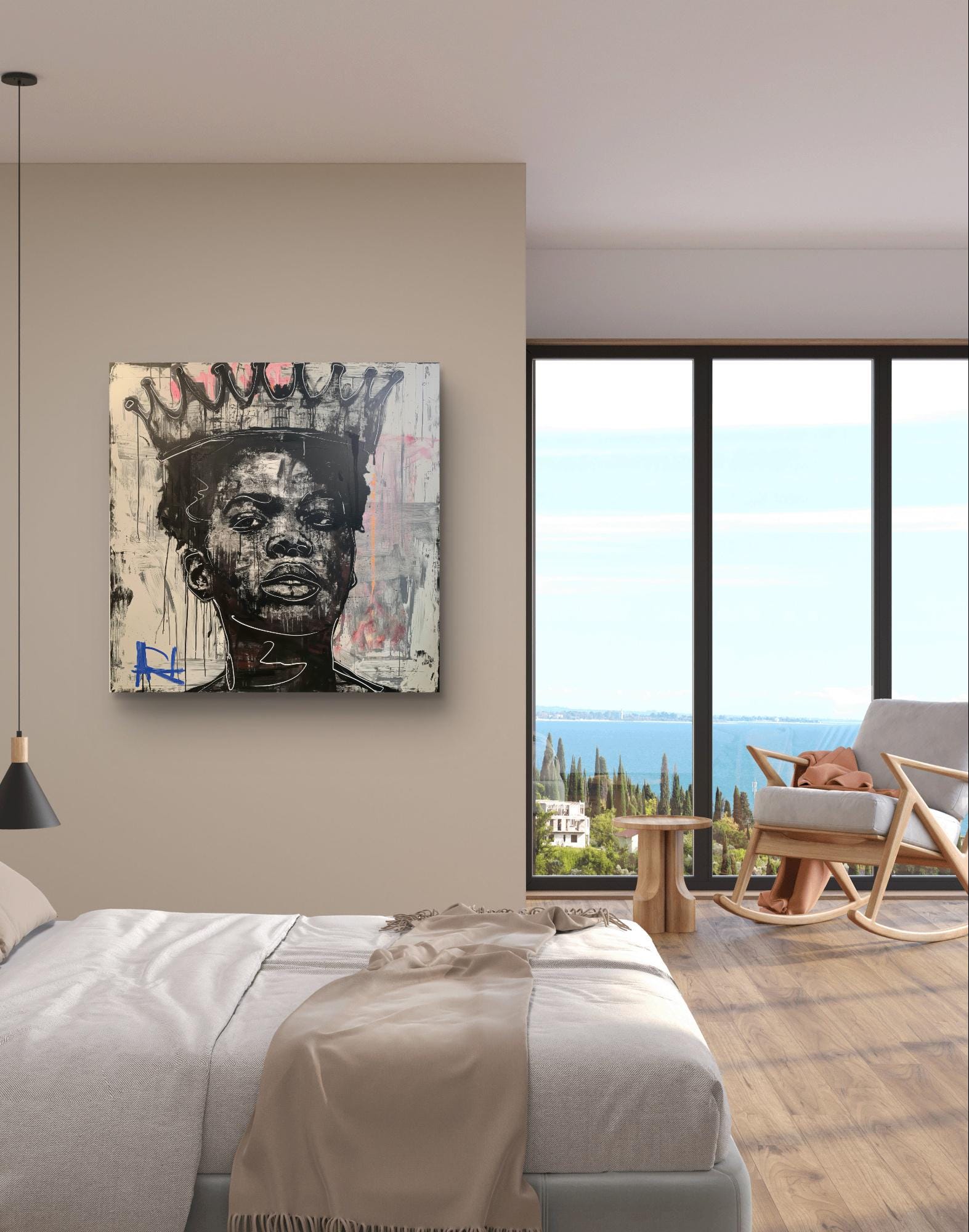 Abstract Portrait Art
Crowned Royalty Canvas
Modern Empowerment Art
Vibrant Colorful Wall Art
Urban-Inspired Artwork
Minimalist Canvas Prints
Contemporary Wall Decor
Black and White Canvas
Bold Artistic Portrait
Color Accents Canvas Art