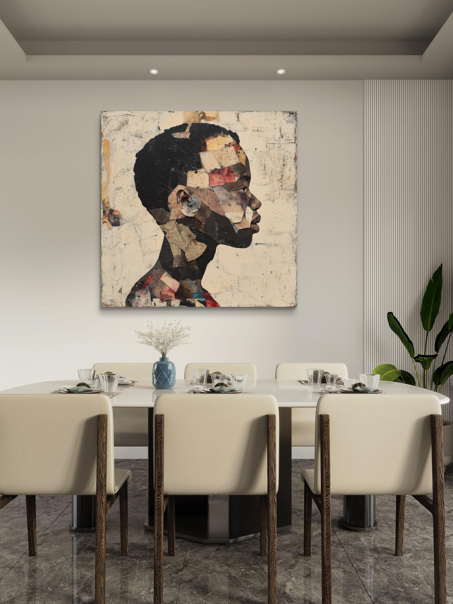 Reflections of Youth - Abstract Profile Canvas Print 
Handmade Art
Custom Canvas Print
Modern Canvas Art
Contemporary Decor
Eco-Friendly Art
Sustainable Art
High-Quality Art Print
Gift for Art Lovers
Art Gift Idea
Personalized Wall Art